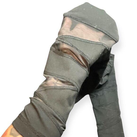 VICTORIA’S SECRET VICTORIA SPORT VSX Women’s Black Mesh Panel High-Waist Legging - Picture 4 of 5